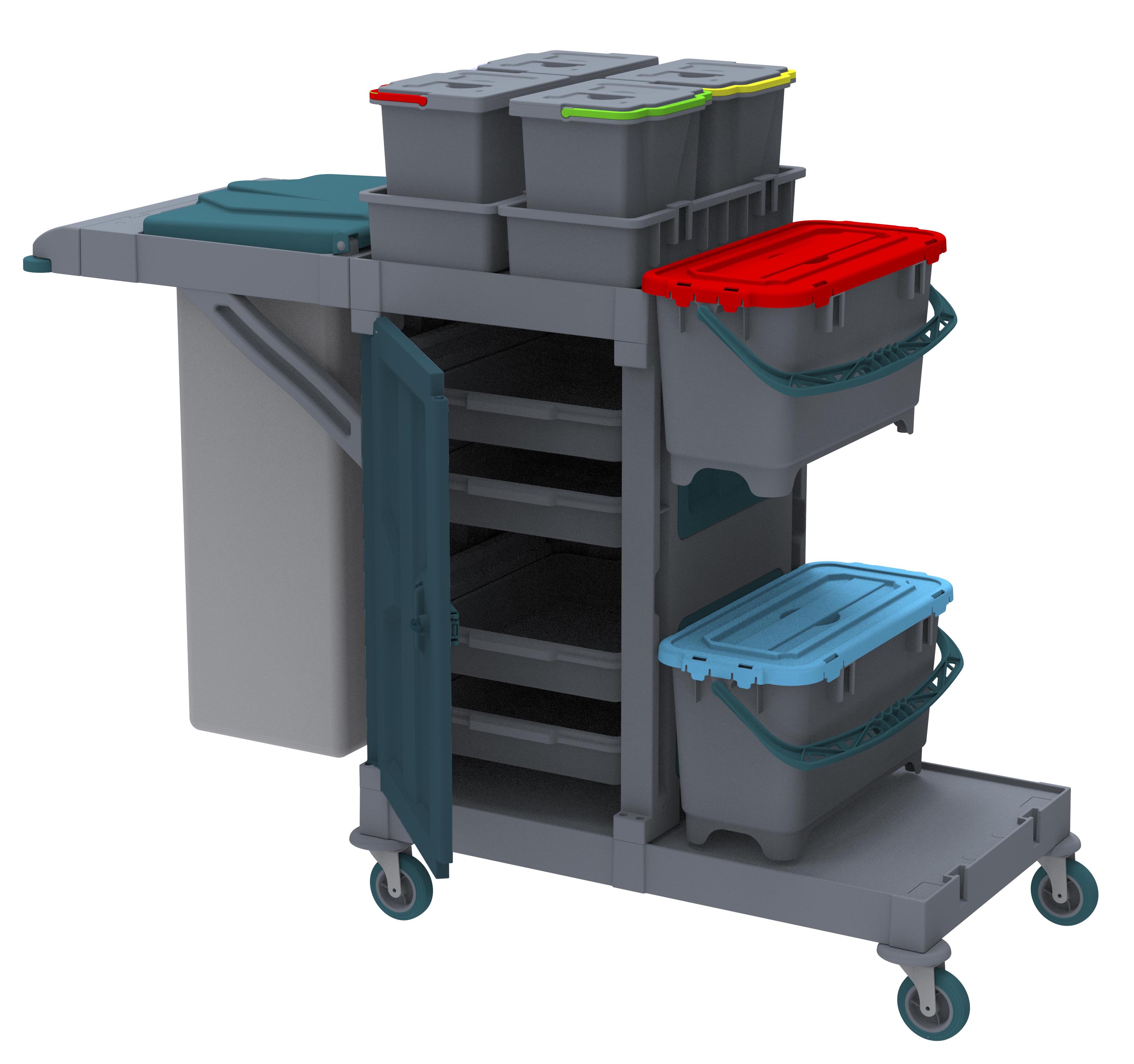 ALFACART TEMİZLİK ARABASI,AC2114