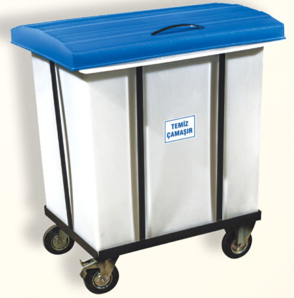 Temiz Çamaşır Toplama Arabası 250 Lt 280 Lt 350 Lt 430 Lt 500 Lt 