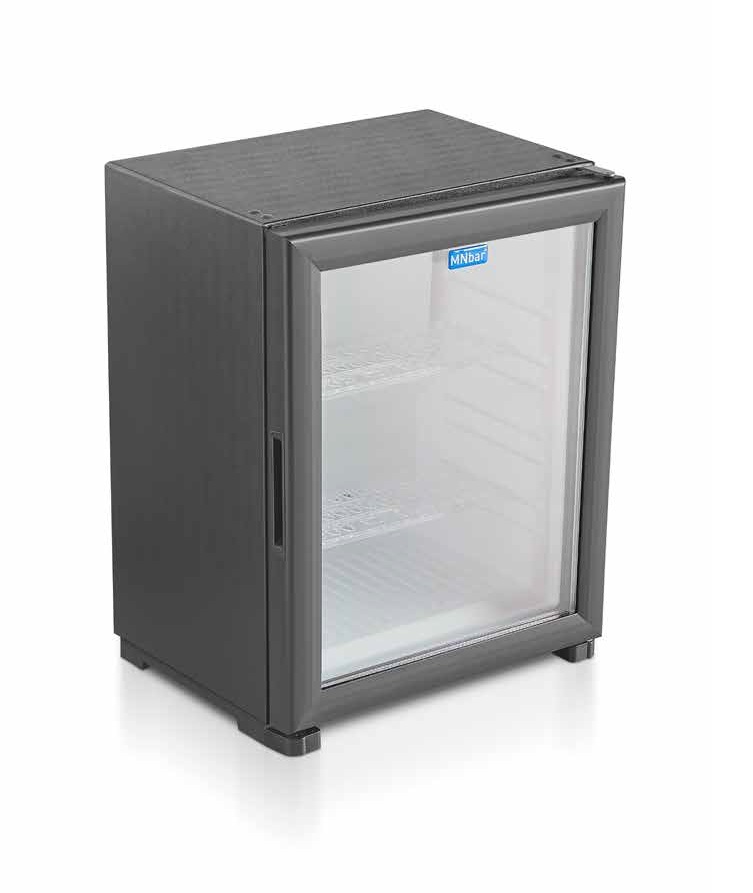 MNbar Otel Tipi 60 Lt. Minibar Cam Kapı Siyah Absorbe 