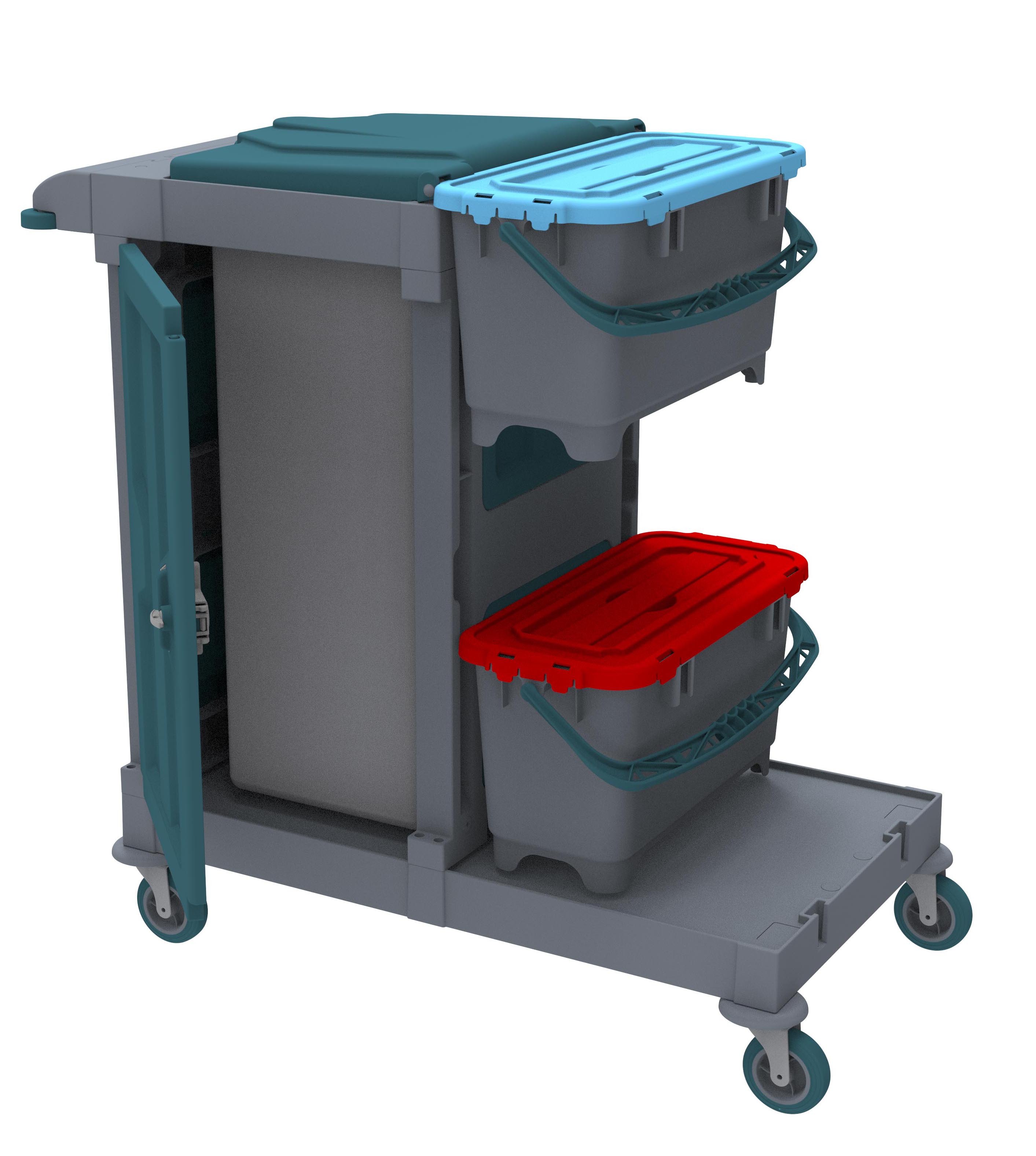 ALFACART TEMİZLİK ARABASI,AC2109