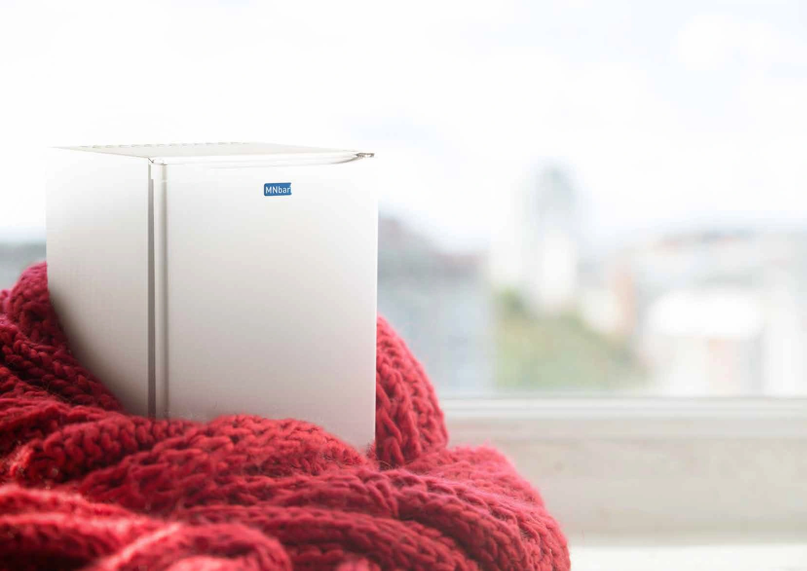 MNbar Otel Tipi 40 Lt. Minibar Cam Kapı Beyaz Inverter 