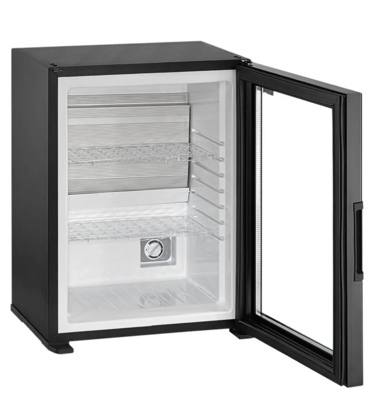 MNBAR Minibar Cam Kapı Siyah 