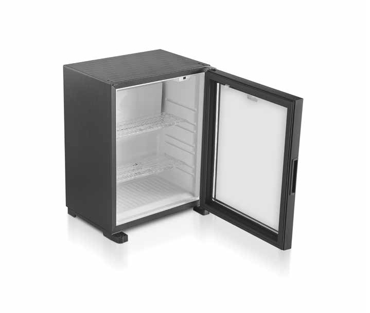 MNbar Otel Tipi 60 Lt. Minibar Cam Kapı Siyah Inverter 